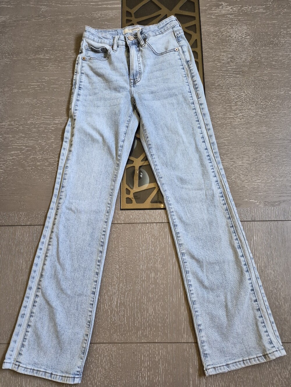 Women’s Light Blue Boot-Cut Jeans — Classic High-Rise Style 25x32(24×30)